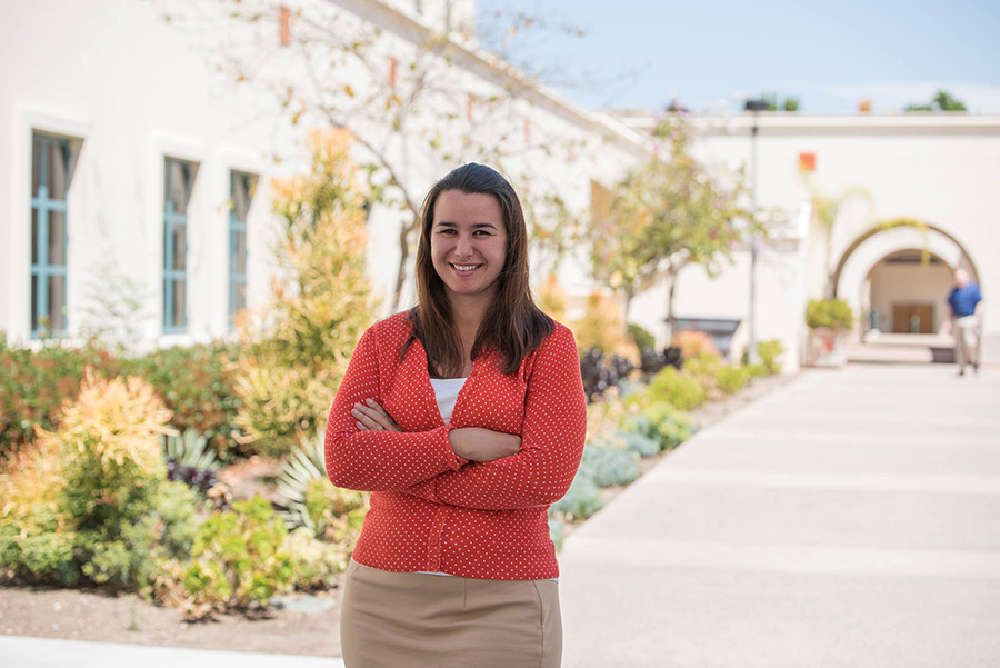 Sara Vogel was hired as SDSU's first Title IX and Student Conduct Investigator in March. Photo by Joe Kendall.