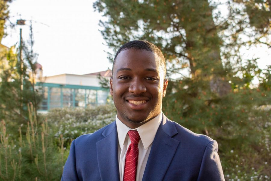 A.S. presidential candidate Christian Onwuka.