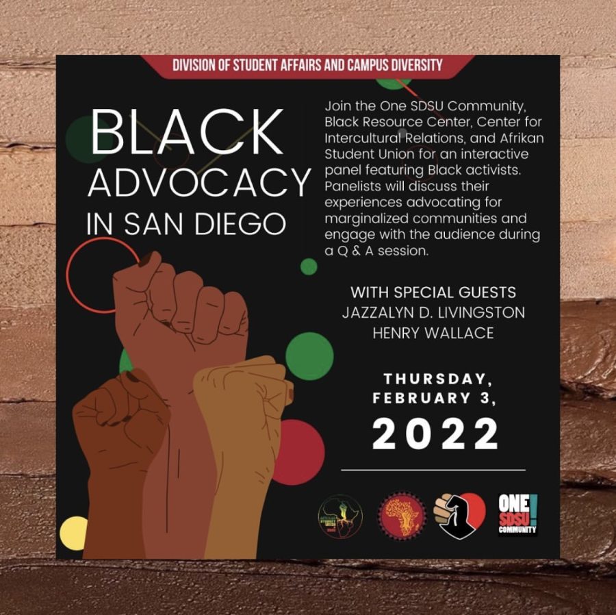 The Black Resource Center's Black Advocacy event shared the experiences of SDSU alumni who gave insight on their history with protesting, including their involvement in the Black Panther Party.