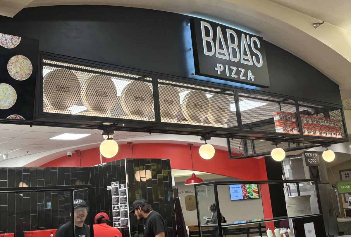 New restaurant Baba's Pizza opened in the Charles B. Bell Jr. Pavilion in the spring semester