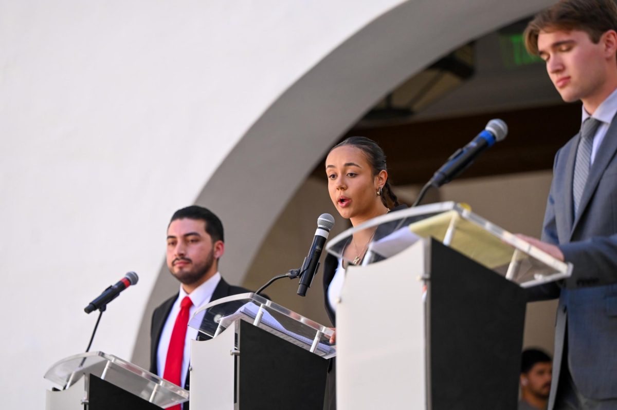 Image of Associated Students debate.